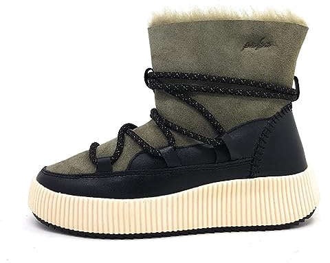 Palpa Damen Stiefeletten Olive/Black