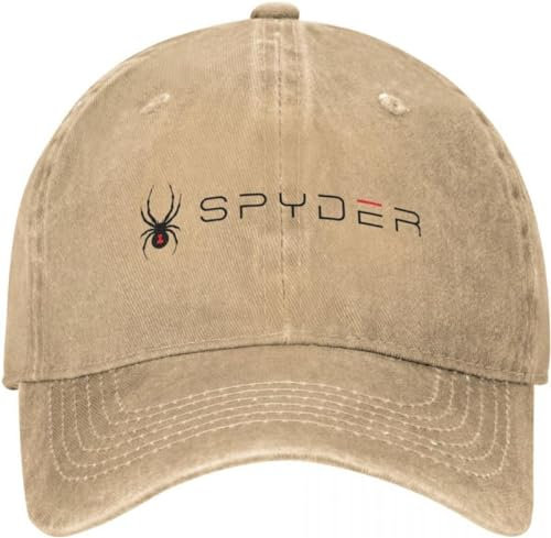 TeysHa Baseballkappe Snapback Sonnenhut Luxus und Klasse mit Spyder Baseballkappe Klassische Distressed-Denim-Sonnenkappe Unisex Outdoor alle Jahreszeiten Reisen Geschenk Kappen Hut Geschenk