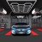 Lumières LED en Nid d'abeille, Lumières De Garage Hexagonales 6500k, épissure sans Fil, économie D'énergie,14 pièces Lumières LED Hexagonales De Garage pour Atelier, Station De Maintenance