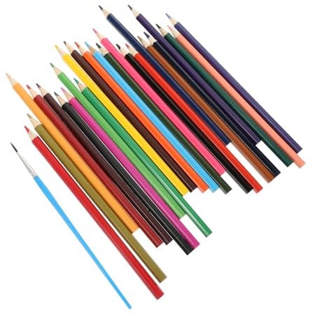 KICHOUSE 24stücke Teiliges Farbige Buntstifte Vorgefertigte Wasserlösliche Bleistifte Für Künstler Und Schüler Zeichnen Und Malen Leuchtende Farben Für Kreative Projekte