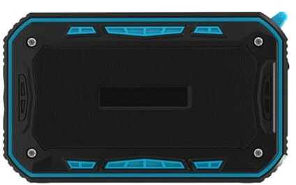 De Altavoces Traseros Inalámbricos - Swa-8500 Exterior con soporte Volumen más 6W + manos/modo FM/entrada auxiliar/carga de emergencia de 2000Mah para ducha de Parlantes Inalámbricos (Blue, One Size)