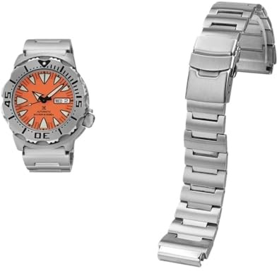 Edelstahlarmband passend for SEIKO Nr. 5 Präzisionsstahlarmband Red Toothed Water Ghost Monster SRPH75K1 SKX781 Uhrenarmband