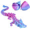 DUOCIYUAN 3D Gedrucktes Drachenei, Drachen Spielzeug Überraschungsdrache Im Ei für Erwachsene Kinder Geschenke Beweglicher Drachen Figuren für Easter Weihnachtstag Schreibtisch Dekoration (Violett)
