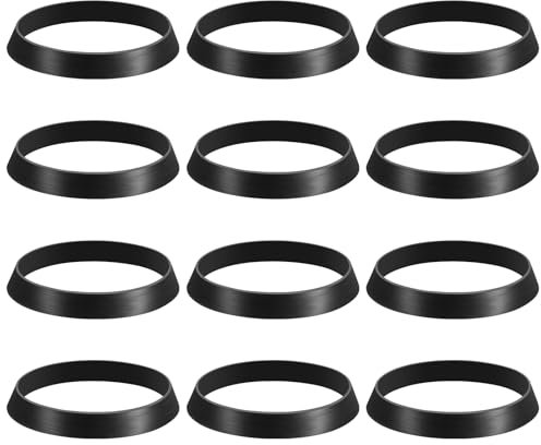 YQQYG 12 anillos de sellado de silicona para desagües de lavabo, juntas de sellado para bañeras, tapones de desagüe (diámetro interior 38 mm)