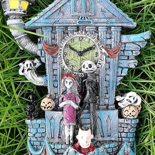 ZJchao Kuckucksuhr, Kuckucksuhren, Waldhausuhr, Einzigartige Halloween-Kuckucksuhr, Kuckucksuhren für Die Wand mit Die -Wanduhr Ist Vielseitig und Eignet Sich für Freunde,