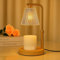 Teslacigs Candle Warmer Lamp with Dimmer and Timer, Candle Lamp Birthday Gifts for Women, House Warming Gifts New Home Bedroom Decor,Wax Warmer for Scented Wax Jar Candles with 2 Bulbs