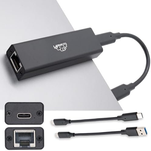 USB 3.2 to 5GbE Adapter (WP-UT5) Realtek RTL8157 Wired LAN Network Connection 5G, 2.5G, 1G, 100Mbps