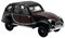 1:76 Für Citroen 2CV Retro Red Package Car Modellbausatz Legierung Spielzeugauto Geschenksimulation Druckgussmodelle Motorfahrzeuge