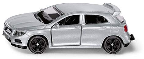 siku 1503, Mercedes-Benz GLA 45 AMG, Metallo e Plastica, Argento, Auto giocattolo per bambini, Portiere apribili, Gancio di traino