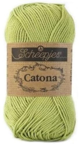 Scheepjes - Scheepjes Catona 512 Lime Yarn - 1x25g