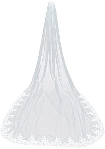 Hochzeit Langer Brautschleier mit Kamm ( White, )