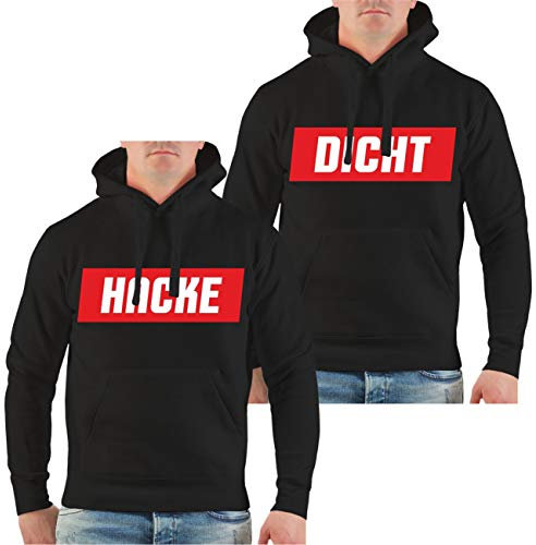 Spaß Kostet Männer Partner Kapuzenpullover HACKE DICHT lustige Sprüche Alkohol Party Hoodie