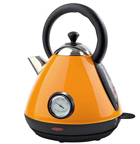 XAOBNIU 1.7L Litre Cordless Electric Kettle Fast Boil Jug 2200w (Color : Orange)