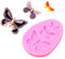 Nifocc Schmetterling Silikonform DIY Fondant Backformen für Dekorieren Kuchen Brot Schokolade Muffin Süßigkeiten - 2 Stk