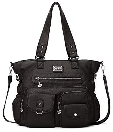KL928 Handtasche Damen Tasche Umhängetasche Schultertasche Damentaschen gross für Damen Frauentasche PU Leder Damenhandtasche mit vielen Fächern