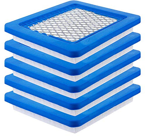 KEEPOW 5 Pack Luftfilter Luftfilterpatrone für Briggs & Stratton 491588 491588 4915885 399959 Ersatzluftfilter Luftfilter-Kartusche Filter für Rasenmäher