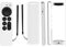 Funda Protectora de Silicona para Apple TV 4K Siri Remote 2nd Gen Antideslizante,Funda a Prueba de Golpes para el Mando a Distancia,Diseño de Cobertura Total Antideslizante y Resistente al Agua