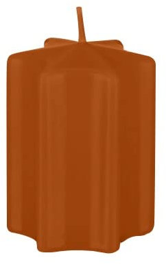 Sternkerzen Schwimmkerzen Cotto Braun 3,5 x Ø 6 cm, 16 Stück, Adventskerzen, Weihnachtskerzen