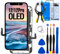 Dinow für iPhone 12/12 Pro Display OLED 6,1 für iPhone 12/12 Pro Display Reparaturset, für iPhone 12/12 Pro Bildschirm mit Reparatur Tool Kits, Wasserdichtes Band, Bildschirm Protoctor
