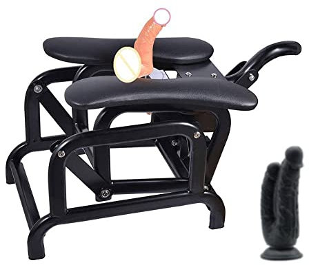 Sex Machine Chair Starke Metallrahmen Masturbation Sex Möbel können 200kg 15-20cm Teleskopabstand selbst Vergnügen Schieben Stuhl mit Dildo Laden