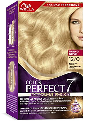 Wella Color Perfect - Tinte de Coloración Permanente para un Cabello Hidratado y Luminoso - Tono Rubio Claro Natural