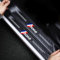 RIDGOEL 4 Pièces Protection Seuil de Porte de Voiture pour Peugeot 3008, Plaques de Protection de Seuil de Porte de Fibre de Carbone, Plinthes pour Auto Accessoires 3008