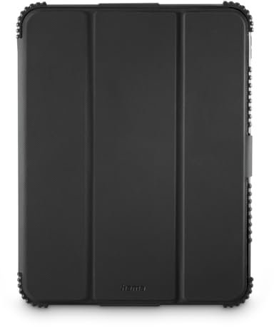Hama Tablet Hülle für Apple iPad 11“ 2025/iPad 10.9“ 2022 (robuste Schutzhülle mit Tablet-Stand zum Klappen, Tablet Hülle für iPad mit Shock-Protection, Schutz vor Stößen, Stiftfach) schwarz