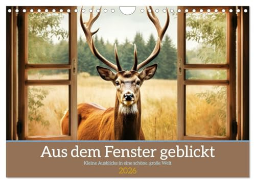 Aus dem Fenster geblickt (Wandkalender 2026 DIN A4 quer), CALVENDO Monatskalender: Kleine Fenster in eine schöne Welt! (CALVENDO Orte)