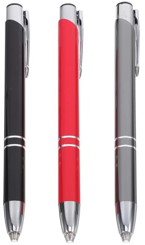 DIYEAH 3 Stück Touch-Kugelschreiber beleuchtet Schreiben Blau Schlüssel LED-Lichtstifte für metall kugelschreiber metallkugelschreiber Kugelschreiber drücken tragbarer Schreibstift Tinte