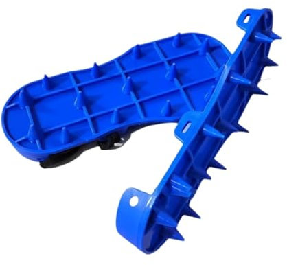 Oshhni 1 par de Zapatos con Clavos, aireador Profesional para construcción Industrial, Patio, césped, aireación de Suelos epoxi.