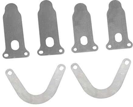 SEWACC 6 Stück Teiliges Set Gusseisen Ventilplatten für Luftkompressoren U Förmige und Zungenform Ventilplatten für und Austausch von Kompressor Zubehör