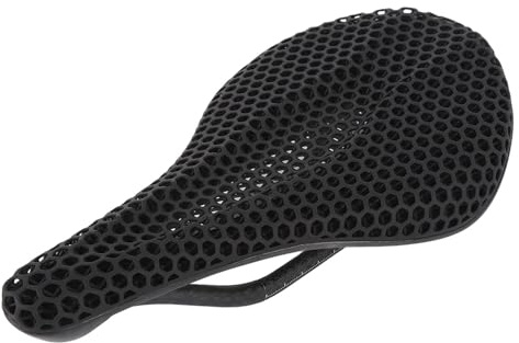 3D Carbonfaser Fahrradsattel, Atmungsaktiv, Stoßdämpfend, Leicht, Für Rennrad und Mountainbike - Innovatives 3D Druck Design, Komfortabel, Lange Haltbarkeit