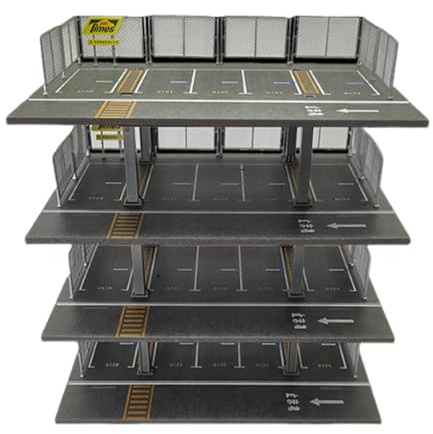 KiBcsLic Modellino in 1/64 in Metallo Pressofuso, Garage, Diorama, Esposizione, Ideale per Regali, Personaggi E Modelli da Collezione, Giapponese 4 Strati