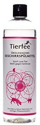 Tierfee Ökologisches Geschirrspülmittel - 500 ml - Spülmittel ohne Reizstoffe, komplett Vegan