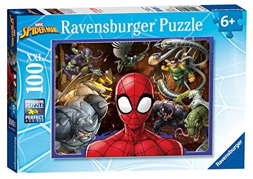 Ravensburger Marvel Spiderman Toys - 100 Piece Jigsaw Puzzle for Kids Age 6+