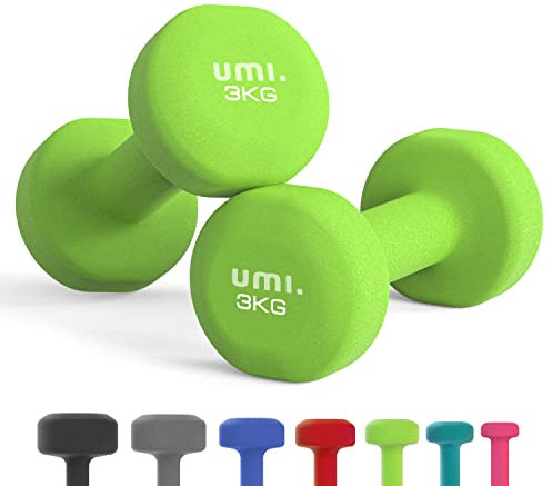 Hanteln Frauen Set, Kurzhanteln 2er Set, Kleine Hanteln, Hexagon Hanteln Kann für das Liegestütztraining Verwendet Werden, Neopren-Beschichtung, Krafttraining, Workout, Fitnesstraining