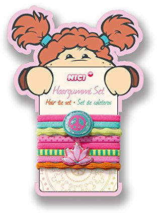 NICI 42220 Jolly Yoga Haargummi-Set, bunt