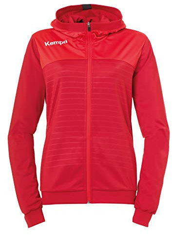 Kempa Damen Kapuzenjacke Emotion 2.0 Kapuzenjacke, chilirot/Rot, XL, 200225703