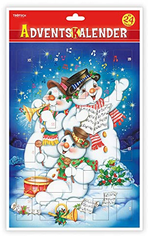 Trötsch Adventskalender Schneemann Kapelle Adventskalender mit Türchen: Weihnachtskalender Bildkalender Türchenkalender