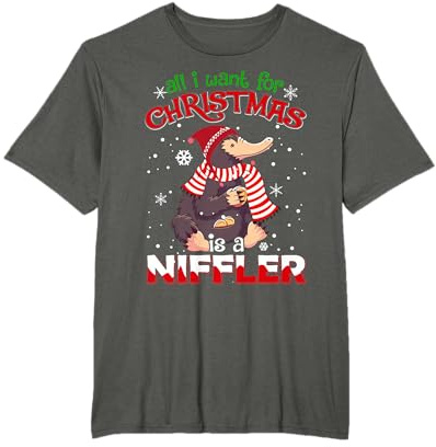 ALLES WAS ICH MIR ZU WEIHNACHTEN WÜNSCHE IST EIN NIFFLER FÜR DAMEN, HERREN, KINDER, WEIHNACHTEN T-Shirt