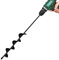 LONGRUN Broca de barrena para plantar Broca de barrena de plantadora eléctrica para 3/8 Pulgada unidad hexagonal, Jardín Espiral Agujero Taladro Bombilla Maceta Herramienta -6 cm x 58 cm
