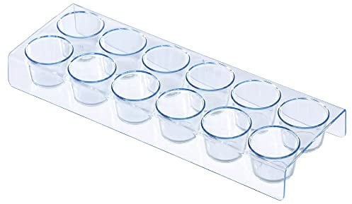 sparefixd Fridge Freezer Egg Tray Rack 12 Eggs 280 x 95mm for Bosch