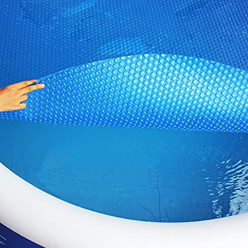 Solarplane Abdeckplane Pool Poolheizung Runde Oberirdische Sonnenschutzdecke Für Nierenförmige / Achteckige / Quadratische Wärmedecke, Blaue Lange Schwimmende Isolierte Bodenabdeckung, Spa-Deckengarag