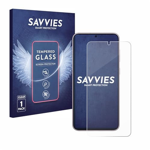 savvies Verre Trempé pour Samsung Galaxy S23 Plus Vitre Protection Ecran, Film Trempé de Verre, Dureté 9H