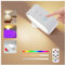 Wandleuchte Innen, Wandlampe mit Fernbedienung mit RGB-Ambiente-Beleuchtung Led Wandleuchte Innen 1-Stunden-Timer-Funktion 360° drehbare Touch Control Wandlampen