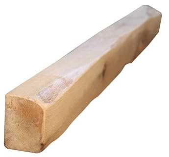 oakleys oak Solid Oak Beams for Fireplaces- Oak Floating Shelf for Home Decor- Rustic Shelves to Decorative Logs for Fireplace- Heavily Worked- Beam Size(90x7.5x10) Cm