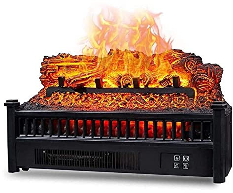 Outdoor-Feuer, großes Lagerfeuer, Holzofen, Terrasse, Kohlegrill, Feuerstelle für Außengrill, rauchfreier Holzkohlegrill mit Funkenschutz, Schürhaken und Kaminabdeckung, Schwarz, 58 x 30 cm The New