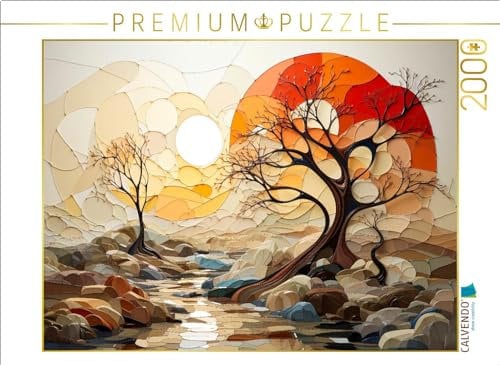 CALVENDO Puzzle Baum Kunst | Lege-Größe cm Foto-Puzzle für glückliche Stunden
