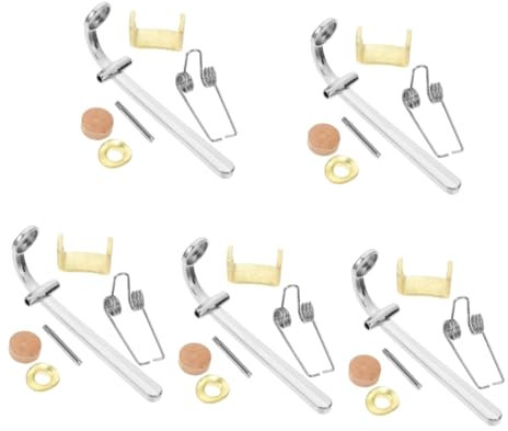 Toyvian 5sätze Trombone Drain Valves Zubehör Mit Pads Für Blasinstrumente Installieren Und Kompatibel Mit Meisten Posaunen Langlebig Und Leicht Zu Reinigen