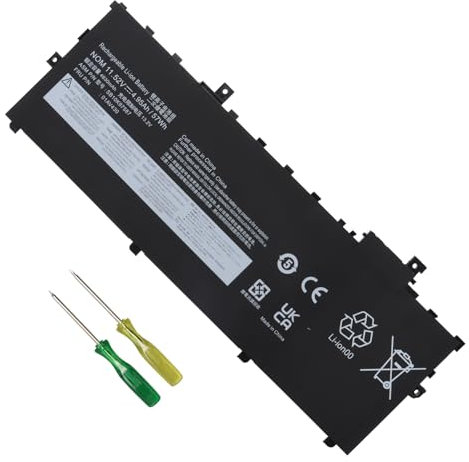 Glaxcidy 01AV430 01AV429 Laptop Akku für Lenovo ThinkPad X1 Carbon 5. Generation 2017 6. Generation 2018 G6 20KH006MGE Serie, 01AV431 01AV494 SB10K97587 SB10K97588 SB10K97586 [11.52V/57Wh/4950mAh]